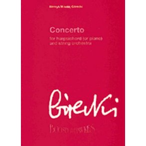 Gorecki: Concerto For Harpsichord (or Piano) And String Orchestra