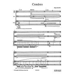 Kaija Saariaho: Cendres