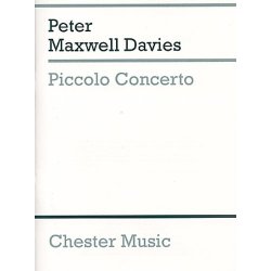 Peter Maxwell Davies: Piccolo Concerto (Study Score)