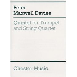 Peter Maxwell Davies: Quintet For Trumpet And String Quartet (Study Score)