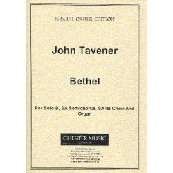 John Tavener: Bethel (Score)