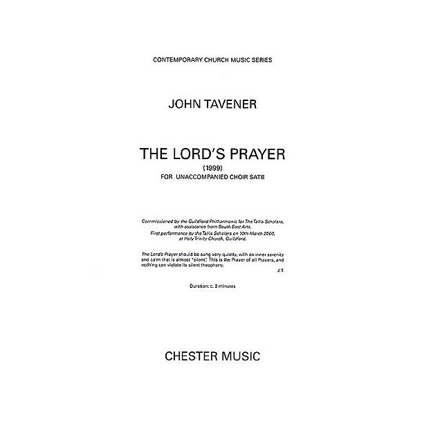John Tavener: The Lord's Prayer (1999)