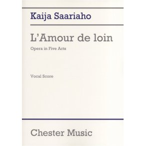 Kaija Saariaho: L'amour De Loin (Vocal Score)