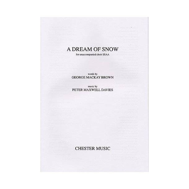 Peter Maxwell Davies: A Dream of Snow