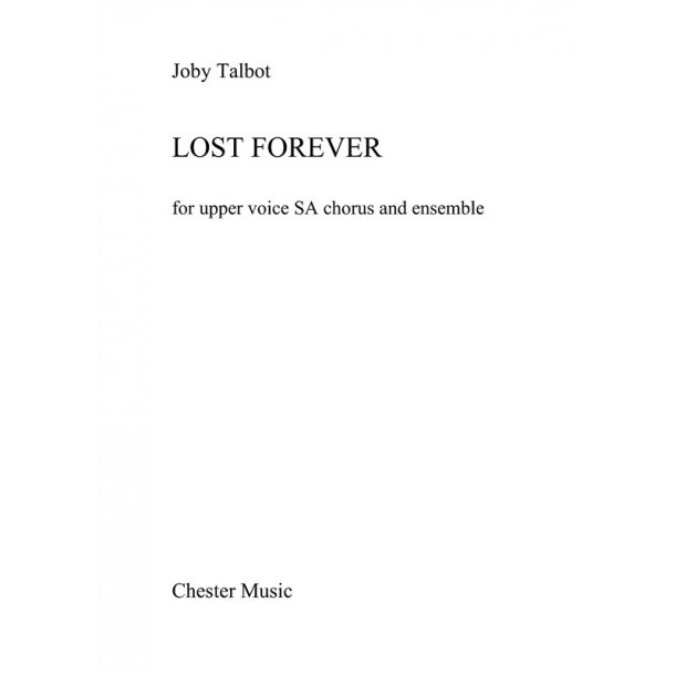 Joby Talbot: Lost Forever (Score)