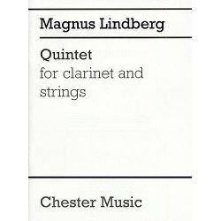Magnus Lindberg: Quintet For Clarinet And Strings (Score)