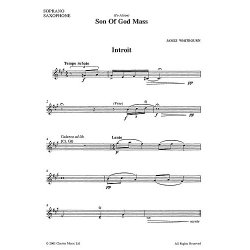 James Whitbourn: Son Of God Mass (Soprano Saxophone Part)