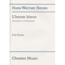 Hans Werner Henze: L'Heure Bleue Full Score