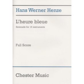 Hans Werner Henze: L'Heure Bleue Full Score