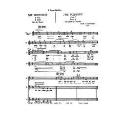 Igor Stravinsky: Les Noces (Chorus Part)