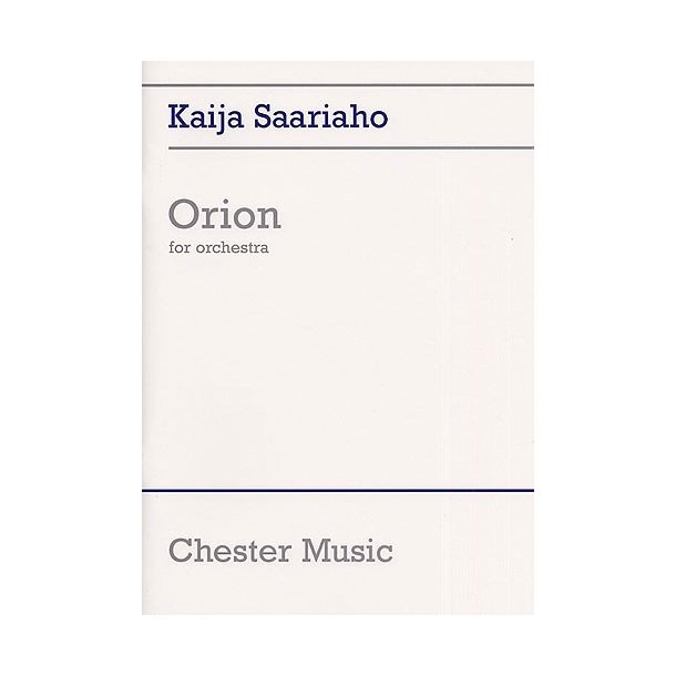 Kaija Saariaho: Orion (Full Score)