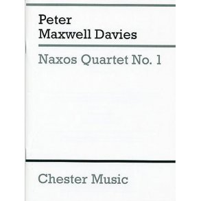 Peter Maxwell Davies: Naxos Quartet No.1 (Score)