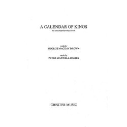 Peter Maxwell Davies: A Calendar Of Kings (SSAA)