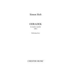 Simon Holt: Odradek (Score And Parts)
