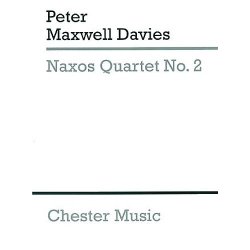 Peter Maxwell Davies: Naxos Quartet No.2 (Score)