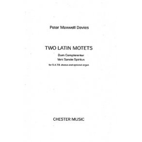 Peter Maxwell Davies: Two Latin Motets