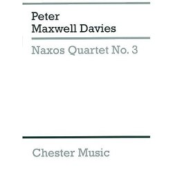 Peter Maxwell Davies: Naxos Quartet No.3 (Score)