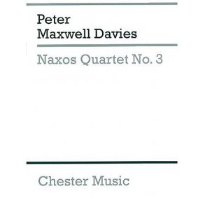 Peter Maxwell Davies: Naxos Quartet No.3 (Score)