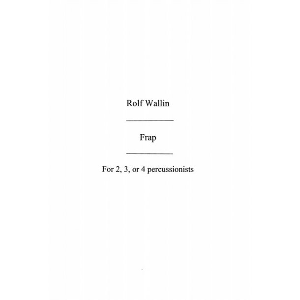 Rolf Wallin: Frap