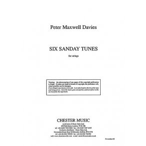 Peter Maxwell Davies: Six Sanday Tunes (Full Score)