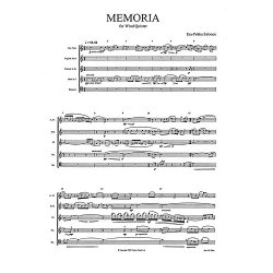 Esa-Pekka Salonen: Memoria For Wind Quintet