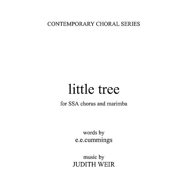 Judith Weir: Little Tree (Full Score)