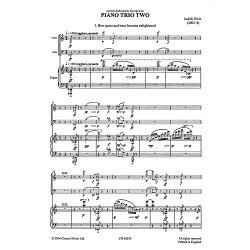 Judith Weir: Piano Trio Two (Piano Score)