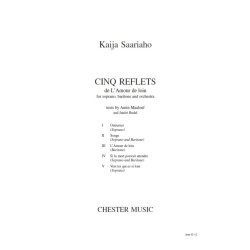 Kaija Saariaho: Cinq Reflets De L'Amour De Loin (Study Score)