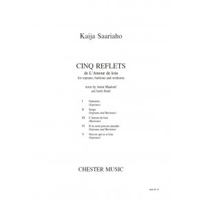Kaija Saariaho: Cinq Reflets De L'Amour De Loin (Study Score)