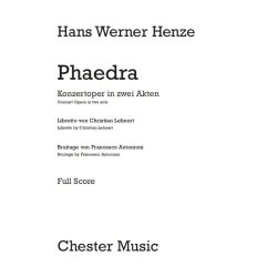 Hans Werner Henze: Phaedra (Full Score)