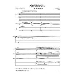 Joby Talbot: Path Of Miracles (Vocal Score)