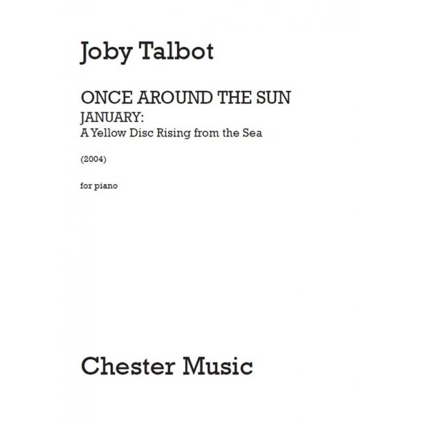 Talbot, J January A Yellow Disc Rising From The Sea Pf Solo