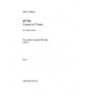 Joby Talbot: Transit Of Venus