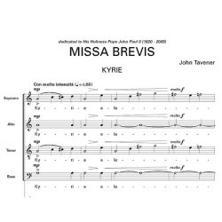 John Tavener: Missa Brevis (Mixed Voices)