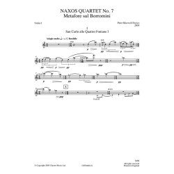 Peter Maxwell Davies: Naxos Quartet No.7 (Parts)