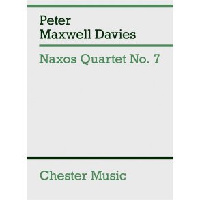Peter Maxwell Davies: Naxos Quartet No.7 (Score)
