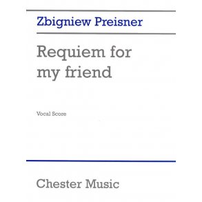 Preisner: Requiem For My Friend (Vocal Score)