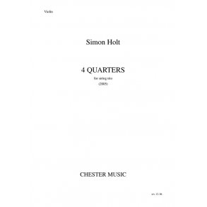Simon Holt: 4 Quarters (Parts)