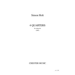 Simon Holt: 4 Quarters (Score)