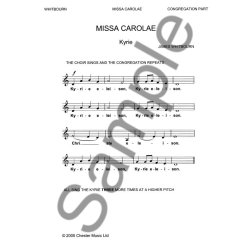 James Whitbourn: Missa Carolae (Congregation Part) Pack Of 50