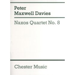 Peter Maxwell Davies: Naxos Quartet No.8 (Score)