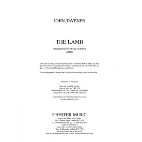 John Tavener: The Lamb - String Orchestra Version (Score and Parts)
