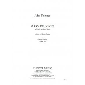 John Tavener: Mary Of Egypt (Study Score)