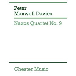 Peter Maxwell Davies: Naxos Quartet No.9 (Miniature Score)