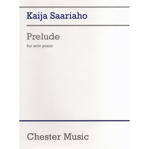 Kaija Saariaho: Prelude For Solo Piano