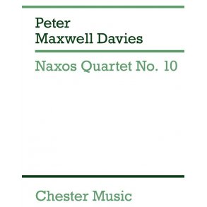 Peter Maxwell Davies: Naxos Quartet No.10 (Miniature Score)