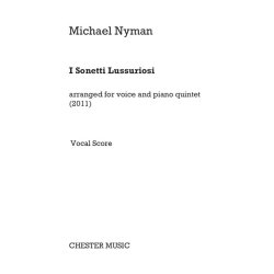 Michael Nyman: I Sonetti Lussuriosi (Vocal Score)