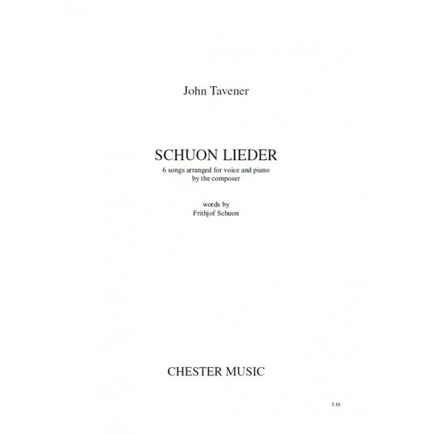 John Tavener: Schuon Lieder