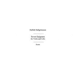 Haflidi Hallgrimsson: Seven Epigrams