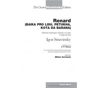 Igor Stravinsky - Renard (Vocal Score)
